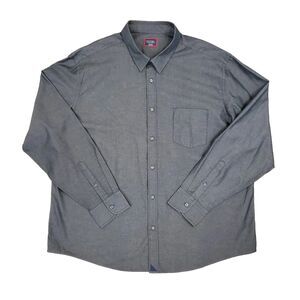 UNTUCKit Casablanca Longsleeve Button Down Shirt Regular Fit Gray 3XL